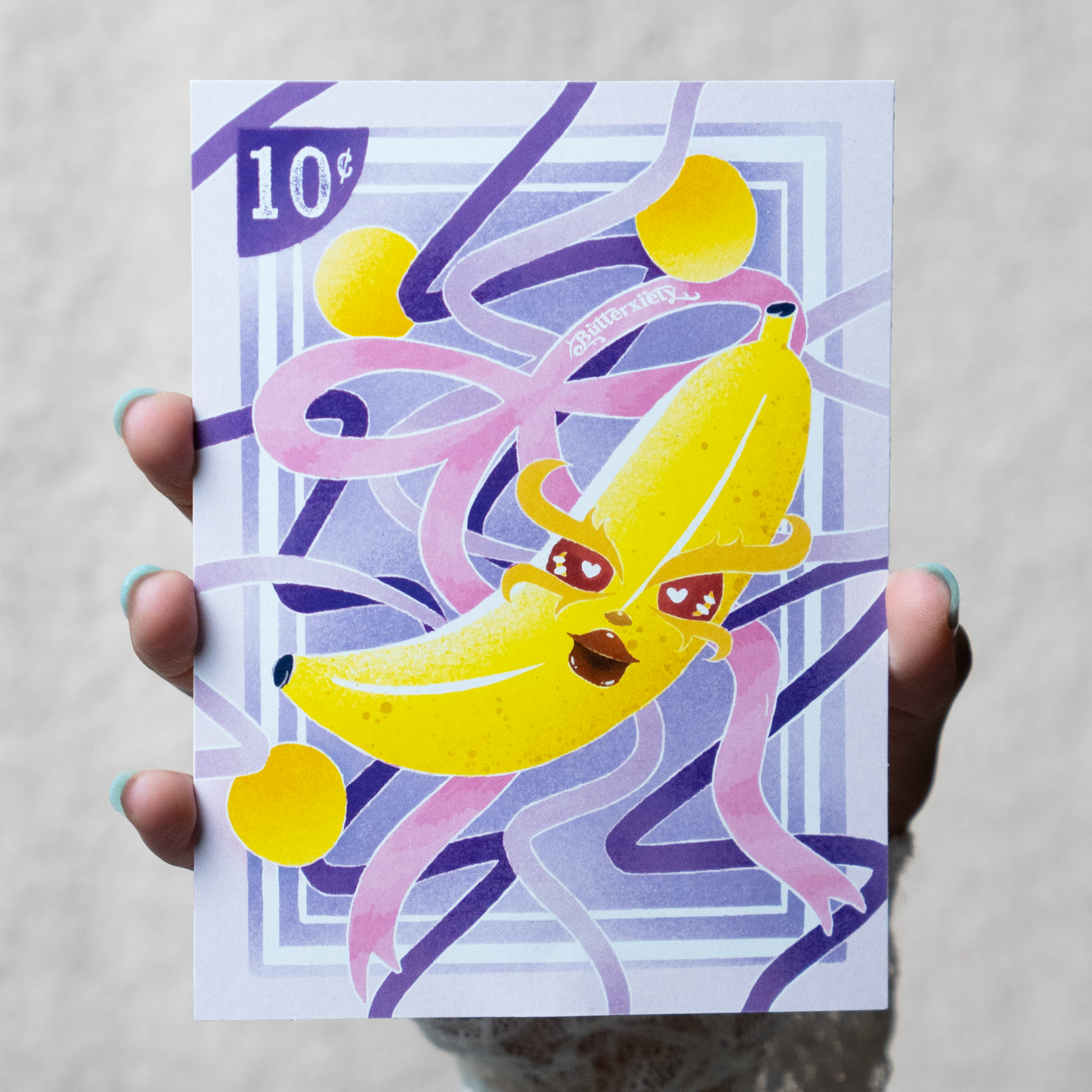 P-Sunk Stamp - Art Print