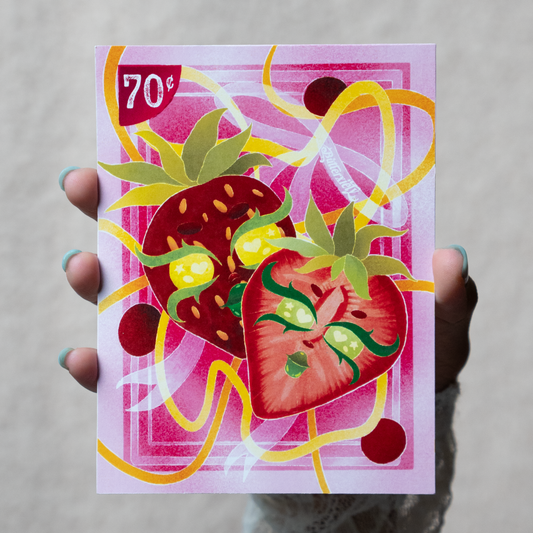 Stghawbeghie Stamp - Art Print