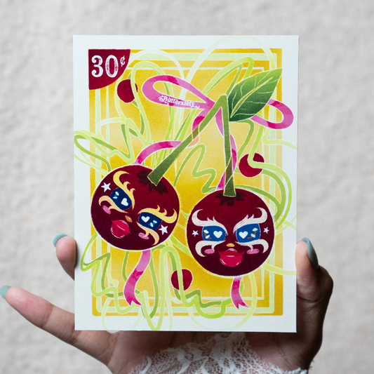 Cheghie Stamp - Art Print
