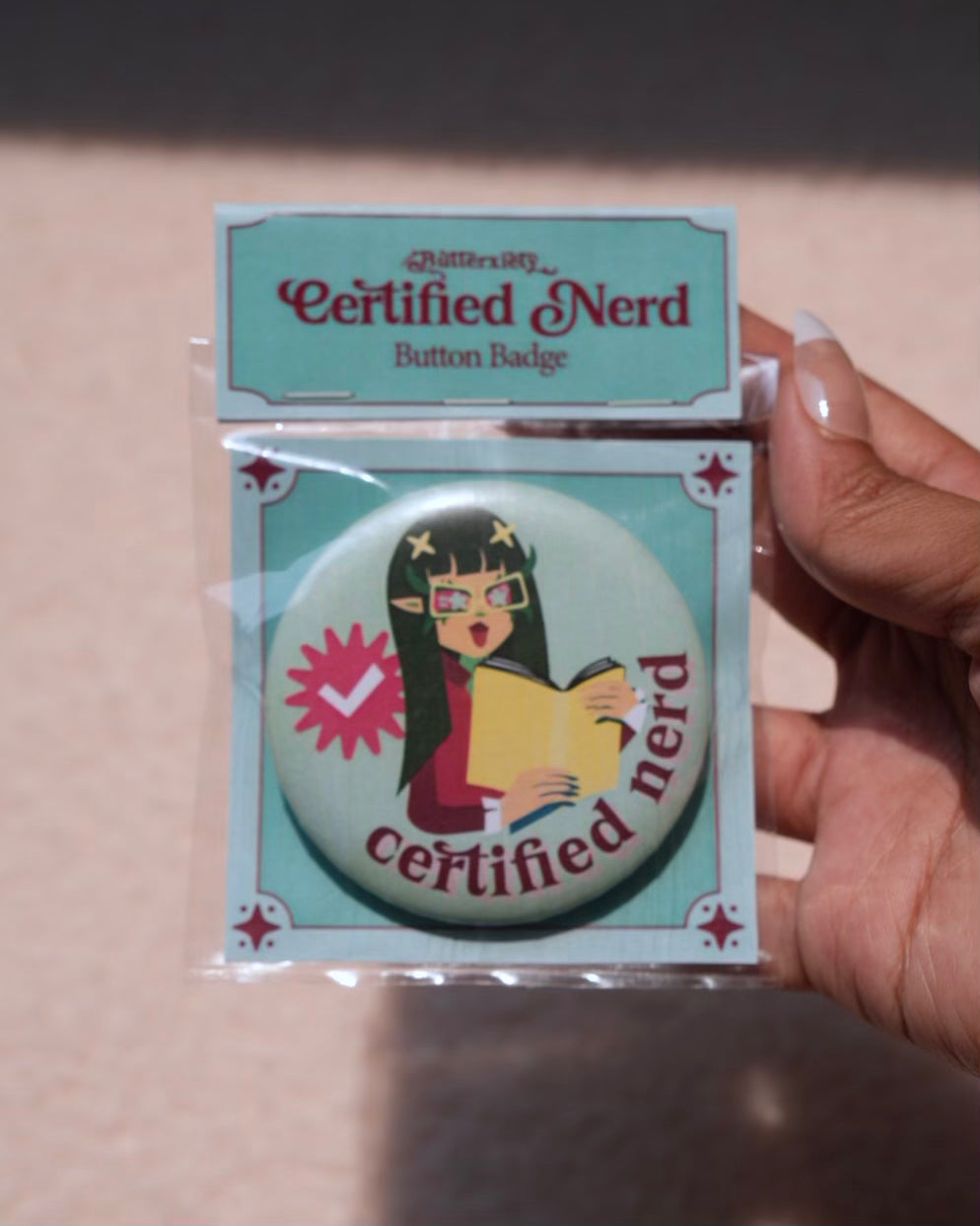 Certified Nerd [button badge]