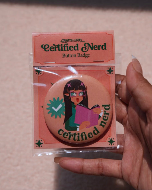 Certified Nerd [button badge]
